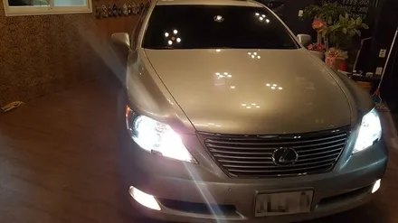 렉서스 LS460 화이트카본 핸들수전사,실내수전사 / 화성 동탄