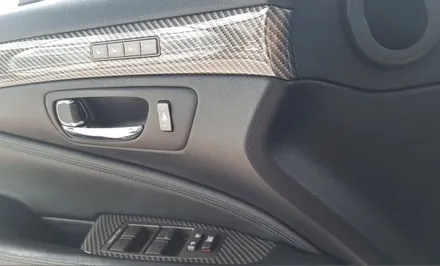 렉서스 LS460 화이트카본 핸들수전사,실내수전사 / 화성 동탄