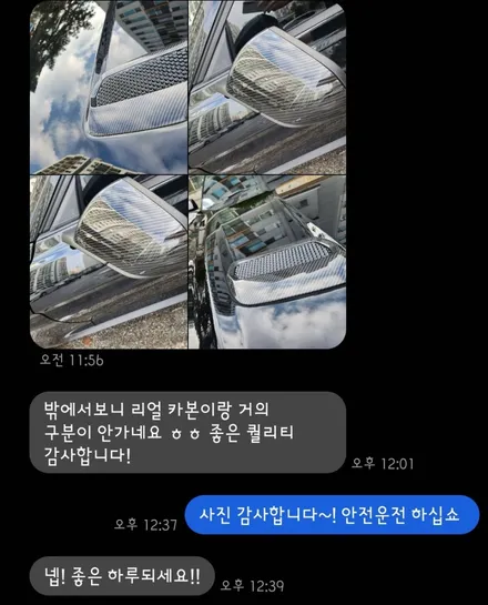 [표범샵]_포드 머스탱 본넷덕트,미러커버 작업 / 포드 / 머스탱 / 동탄,오산,수원
