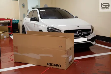 벤츠 A45 AMG, 경고등 없이 레카로 시트 장착하기 + 레카로 공식장착점 레써니컴퍼니 / 고양 덕양구 용두동