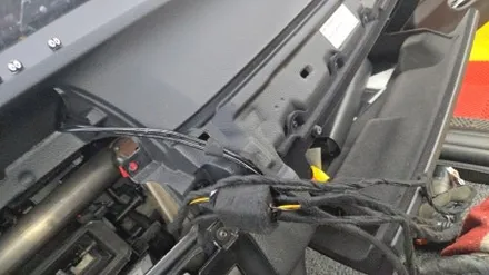 BMW 5시리즈 배터리 방전 점프 시동 모니터 고장 안드로이드 올인원 재작업