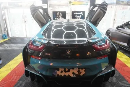 BMW I8 순정 모니터 이용 노터치 카플레이 안드로이드오토 유선 권장 무선 사용 가능 제품 설치 우리 동네는 고수가 작업한다