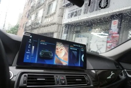 우리 동네는 고수가 작업한다 캡틴홍 BMW F10 5시리즈 CIC 옵션 해외 직구 모니터 재작업 1인 시공 작업 과정 모니터 조립 상태 비교해 보세요