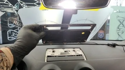 캐나다 직수 아우디 A3 해치백 10.25인치 전파인증받아 국내 AS 되는 아이나비 카인원 프로맥스 손잡이 일체형 후방카메라 설치 방법