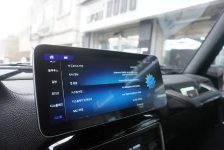 벤츠 G 바겐 G63AMG 모니터 교체도 국내 재고 AS 되는  카인원프로맥스 결정 12.5인치 모니터 교체 설치