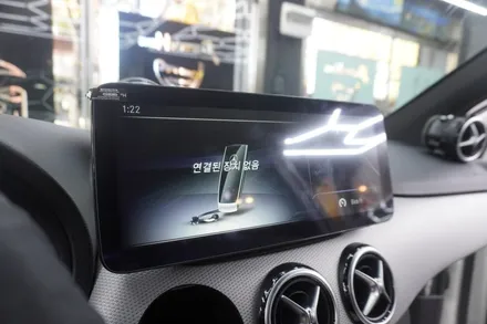 [벤츠코리아내비AS지정점 캡틴홍] 2019 벤츠 B클래스 내비게이션 해외직구 12.3인치 모니터 교체 USB AUX 이용 음성 연결
