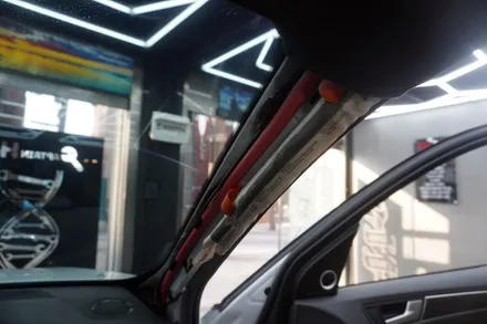 아우디 SQ5 내비게이션 블랙박스 보조배터리 국산 12.3인치 모니터 교체 M2C200A플러스 안드로이드셋탑 뷰게라 Q100V 에너웨이브 에너팩프로 12A 시공