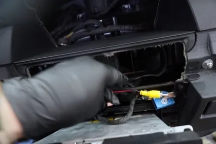 BMW E60 5시리즈 해외 직구 8.8인치 모니터 교체 후방카메라 설치