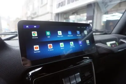 벤츠 G 바겐 G63AMG 모니터 교체도 국내 재고 AS 되는  카인원프로맥스 결정 12.5인치 모니터 교체 설치