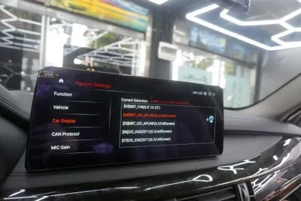 BMW X6 12.3인치 모니터 교체 시공 안드로이드올인원 내비게이션 시공 by예약제1인시공캡틴홍
