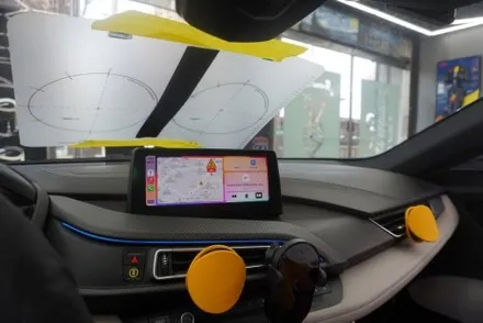 BMW I8 순정 모니터 이용 노터치 카플레이 안드로이드오토 유선 권장 무선 사용 가능 제품 설치 우리 동네는 고수가 작업한다