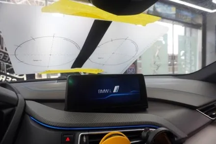 BMW I8 순정 모니터 이용 노터치 카플레이 안드로이드오토 유선 권장 무선 사용 가능 제품 설치 우리 동네는 고수가 작업한다