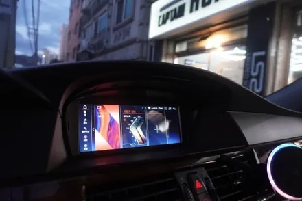 BMW E60 5시리즈 해외 직구 8.8인치 모니터 교체 후방카메라 설치