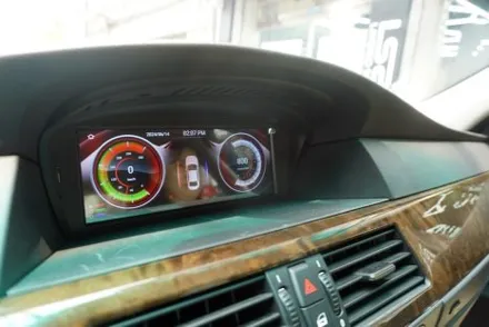 BMW E60 5시리즈 CCC 옵션 해외직구 8.8인치 모니터 안드로이드올인원 내비게이션 후방카메라 연결 설치 시공