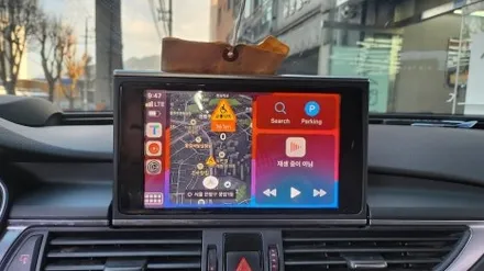 아우디 A7 알리익스프레스 구입 카플레이 안드로이드오토 직접 자가 설치 작업 중 오작동 문제 캡틴홍 SOS 재작업 도전