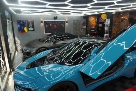 BMW I8 순정 모니터 이용 노터치 카플레이 안드로이드오토 유선 권장 무선 사용 가능 제품 설치 우리 동네는 고수가 작업한다