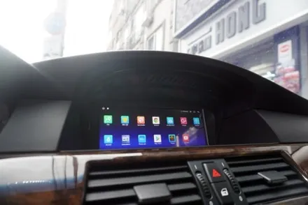 BMW E60 5시리즈 CCC 옵션 해외 직구 순정 모니터 1:1 교체 8.8인치 카플레이 안드로이드오토 올인원 후방카메라 연결 설치