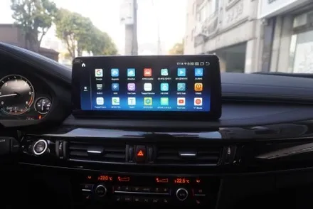 BMW X6 12.3인치 모니터 교체 시공 안드로이드올인원 내비게이션 시공 by예약제1인시공캡틴홍