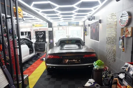 2019 아우디  A5 스포트백 아이니비 카인원프로맥스 퀵 주문 당일 설치 12.5인치 모니터 안드로이드 내비게이션 교체 아이나비블랙박스 에너팩S12 슬림 12A 보조배터리 설치