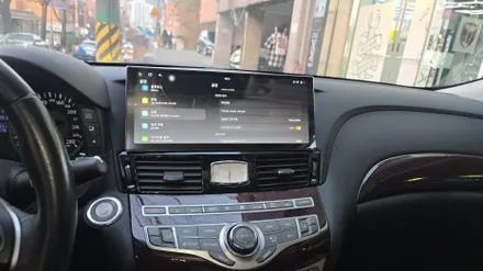 인피니티 Q70 M37 12.3인치 모니터 설치 카인원프로맥스 전문 대리점 캡틴홍