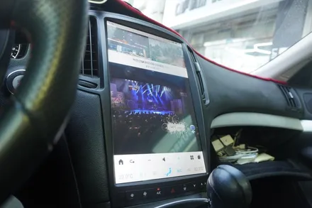 [직원없이월세없는곳에서예약제1인시공 캡틴홍] 인피니티 G37S 안드로이드내비게이션 14.4인치 모니터 빅스크린 스마트폰용 쉐어링 데이터나눠쓰기 유심연결 사용