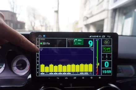 [벤츠코리아내비게이션공식지정점 캡틴홍] 벤츠 GLK 내비게이션 662CPU 네비플라이 12.3인치 모니터 탈거후 9인치 메카다 7862CPU AHD 후방카메라 조합 재작업