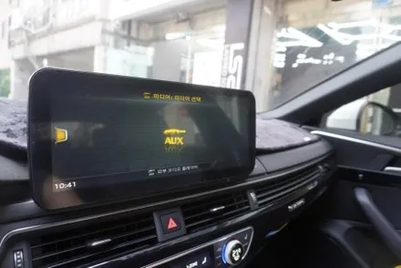 2019 아우디 A5 내비게이션 정전식 터치 12.3인치 안드로이드모니터 올인원 카블릿 교체 시공