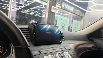 인피니티 M35 9인치 모니터 교체 후방카메라 블루투스 설치
