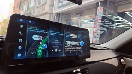 BMW 3시리즈 E90 대시보드 타공 12.3인치 모니터 카인원프로맥스Q 설치