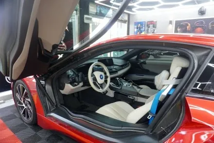 BMW I8 순정 모니터 이용 노터치 카플레이 안드로이드오토 유선 권장 무선 사용 가능 제품 설치 우리 동네는 고수가 작업한다
