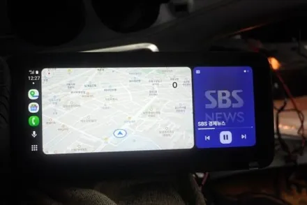 벤츠 GLA 4500AB 모니터 블랙아웃 화면 깜박임 후방카메라 안됨 고장 탈거 해외 직구 리눅스 카플레이 안드로이드오토 전용 모니터 설치