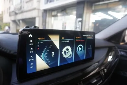 BMW X6 12.3인치 모니터 교체 시공 안드로이드올인원 내비게이션 시공 by예약제1인시공캡틴홍
