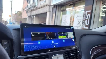 인피니티 M37 Q70 해외 직구 12.5인치 안드로이드 내비게이션 모니터 교체 설치