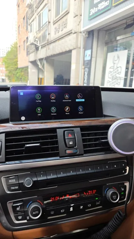 BMW 3GT 순정 모니터 이용 NBT 전용 카플레이 안드로이드오토