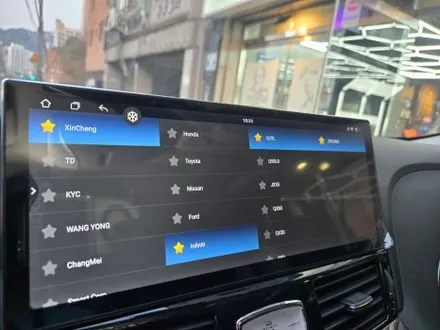 인피니티 Q70 M37 12.3인치 모니터 설치 카인원프로맥스 전문 대리점 캡틴홍