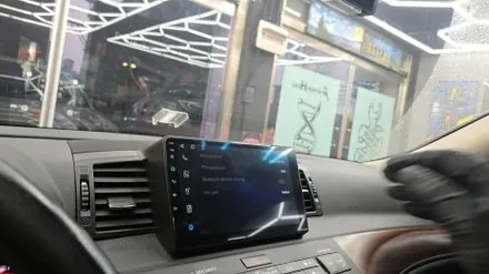 인피니티 M35 9인치 모니터 교체 후방카메라 블루투스 설치