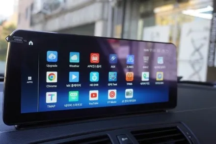 BMW 해외 직구 모니터 설치 고수 캡틴홍 120D 12.5인치 해외 직구 안드로이드 올인원 교체 후방카메라 연결 설치