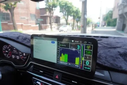 2019 아우디 A5 내비게이션 정전식 터치 12.3인치 안드로이드모니터 올인원 카블릿 교체 시공