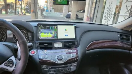 인피니티 M37 Q70 해외 직구 12.5인치 안드로이드 내비게이션 모니터 교체 설치