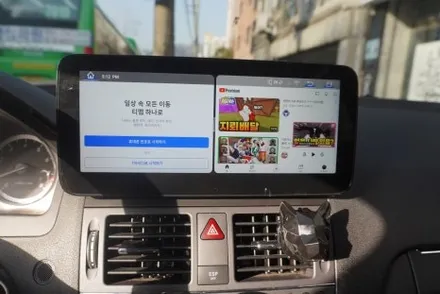 벤츠 C 클래스 W204 전기형 해외 직구 모니터 교체 후방카메라 설치 우리 동네는 자동차 전장 인스톨 20년 이상 경력 고수가 1인 시공합니다