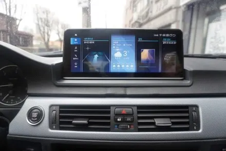 BMW 3시리즈 E90 대시보드 타공후 10.25인치 안드로이드모니터 교체 후방카메라 블랙박스보조배터리 by월세없는곳에서 직원없이 예약제1인시공캡틴홍