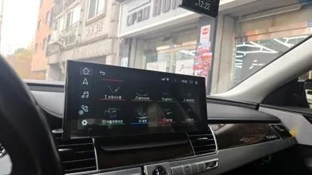 아우디 A8 D4 12.3인치 모니터 카인원프로맥스 전문 대리점 캡틴홍