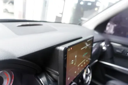 [벤츠코리아내비게이션공식지정점 캡틴홍] 벤츠 GLK 내비게이션 662CPU 네비플라이 12.3인치 모니터 탈거후 9인치 메카다 7862CPU AHD 후방카메라 조합 재작업