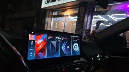 BMW 5시리즈 배터리 방전 점프 시동 모니터 고장 안드로이드 올인원 재작업
