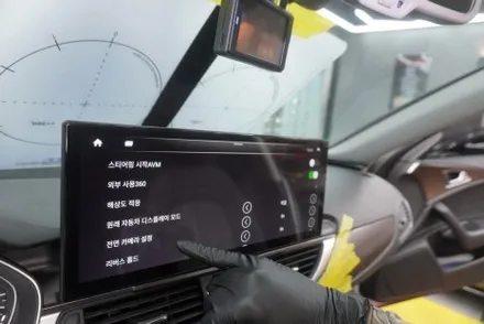 아우디 A6 A7 전용 빅스크린 15.6인치 모니터 교체 해외 직구 모니터 설치 고수 캡틴홍 1인 시공 카인원 프로맥스 Q 15.6인치 안드로이드 올인원