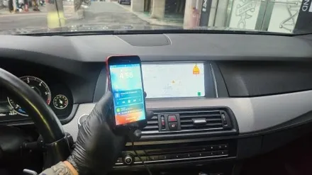 BMW F10 5시리즈 배터리 방전 후 해외 직구 모니터 오작동 탈거 후 카플레이 안드로이드오토 전용 국내 전파인 증 AS 되는 제품 교체 설치