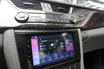 벤츠 CLS W219 모터스밸류 구입 안드로이드 올인원 모니터 광박스 캔박스 후방카메라 연결 설치
