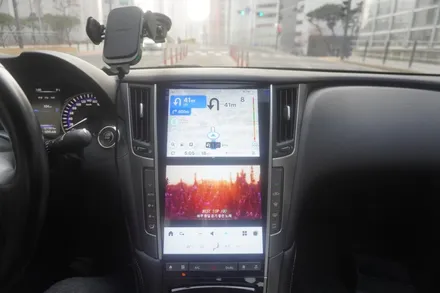 인피니티 Q50 버티컬 안드로이드올인원 13.6인치 모니터 교체 시공 하면서 이물질로 오작동 하는 조그 세척 까지 by월세없는곳에서 직원없이 예약제1인시공캡틴홍