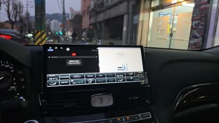 인피니티 Q70 M37 12.3인치 모니터 설치 카인원프로맥스 전문 대리점 캡틴홍