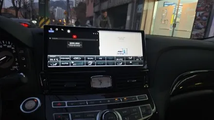 인피니티 Q70 M37 12.3인치 모니터 설치 카인원프로맥스 전문 대리점 캡틴홍